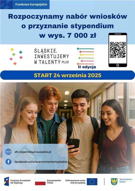 Śląskie. Inwestujemy w&nbsp;talenty PLUS - II edycja